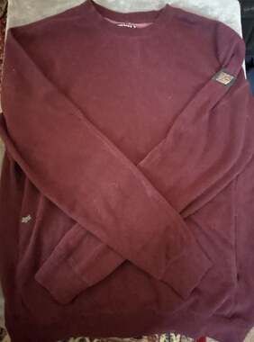Fox Racing Slim Fit Crewneck Sweatshirt Maroon Size L